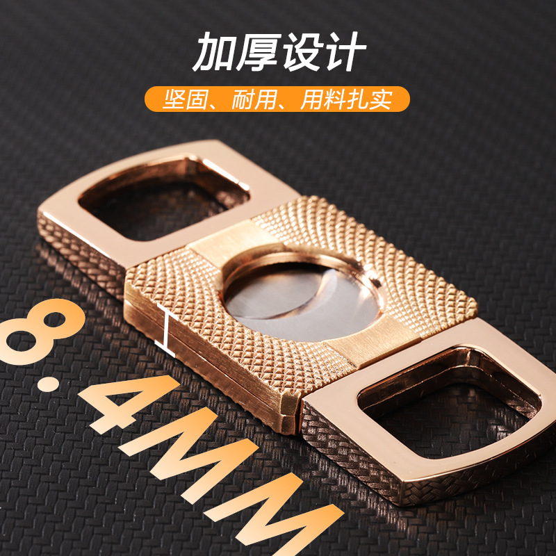 Cigar Cutter Set - Двойные лезвия золотой резак для сигар,