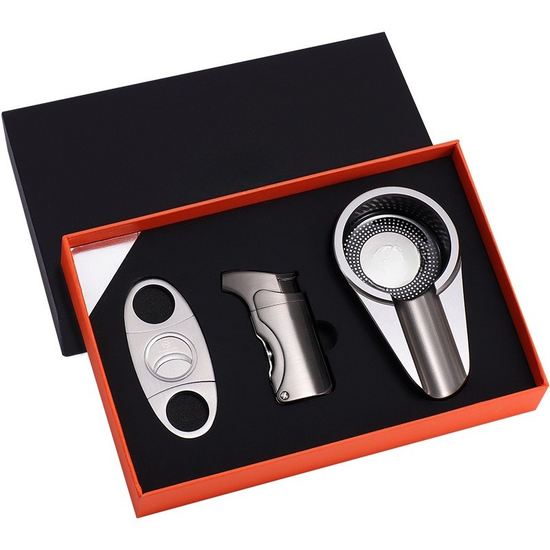 Cigar Cutter Set - Набор аксессуаров для сигар, 3 предмета: