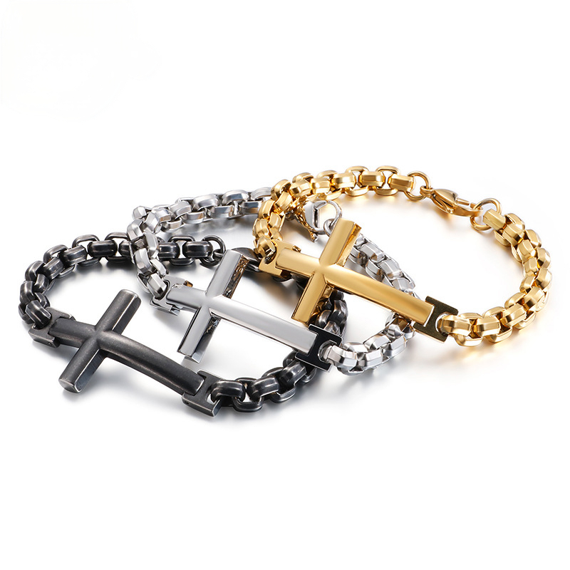 Men Accessories Chain And Bracelet - Новый мужской браслет из титановой стали,