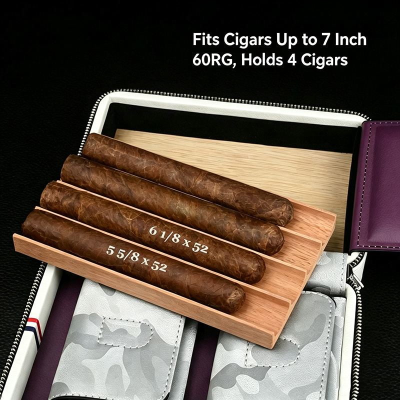 Кожаный дорожный футляр-хьюмид – обзор и цена Cigar Cutter Set