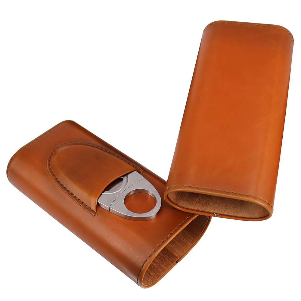 Кожаный футляр для сигар LMETJ – обзор и цена Cigar Cutter Set