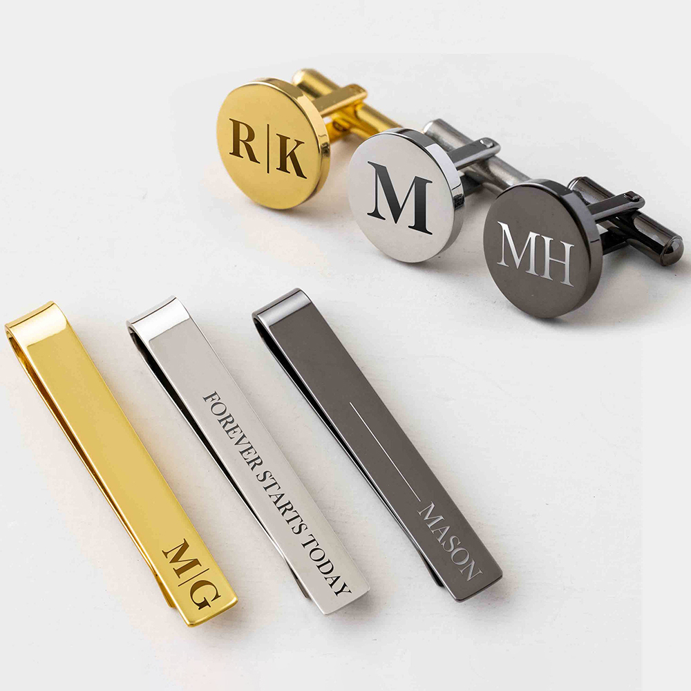 Металлические запонки, зажим д – обзор и цена Tie Clip Set